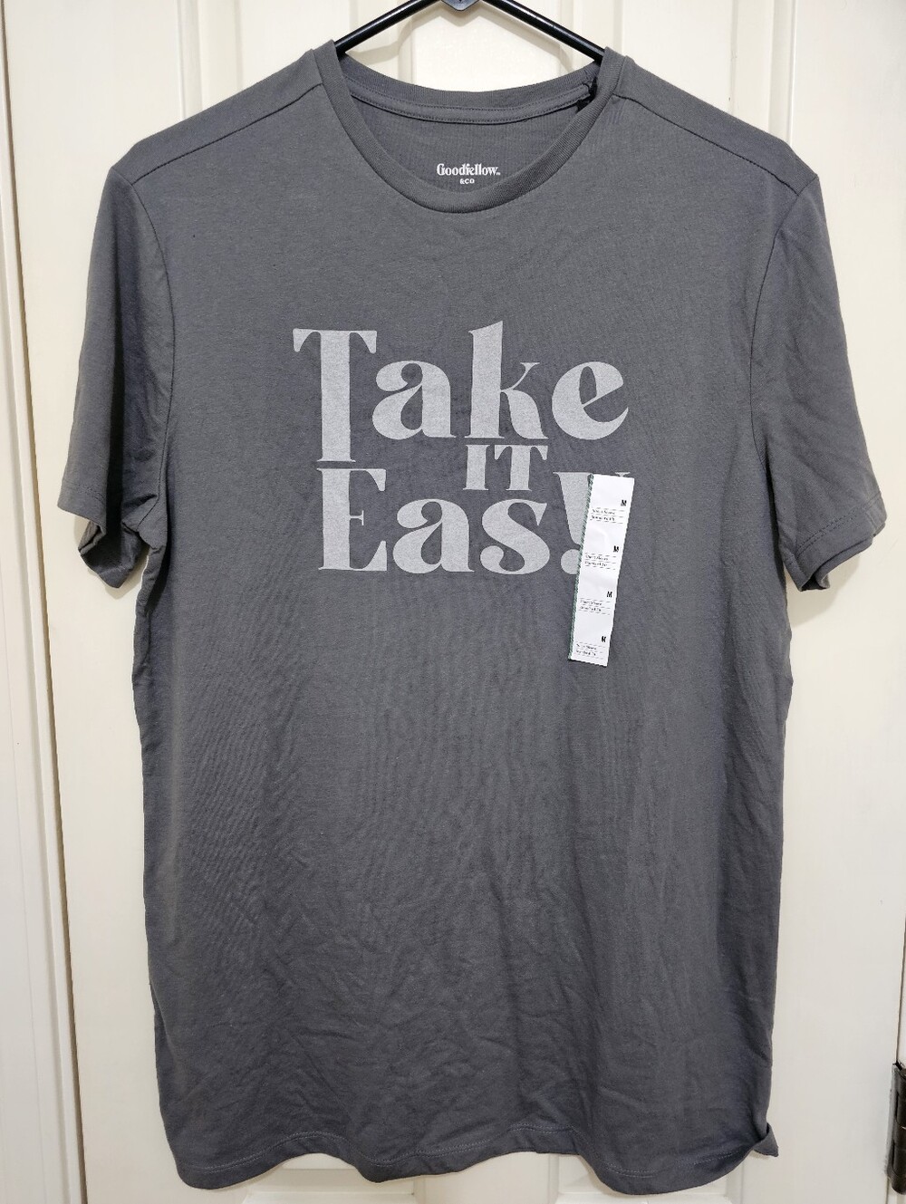 Goodfellow & Co Gray 'Take It Easy' Short Sleeve Graphic Tee